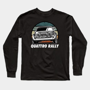 Quattro Rally Car Long Sleeve T-Shirt